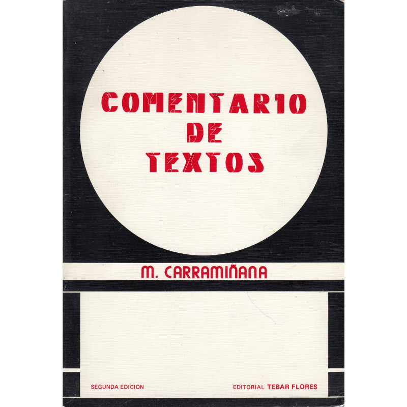 COMENTARIO DE TEXTOS