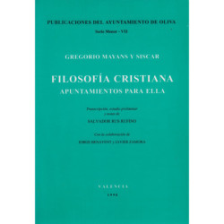 FILOSOFÍA CRISTIANA Apuntamientos Para Ella