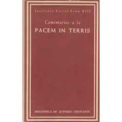 COMENTARIOS A LA -PACEM IN TERRIS-
