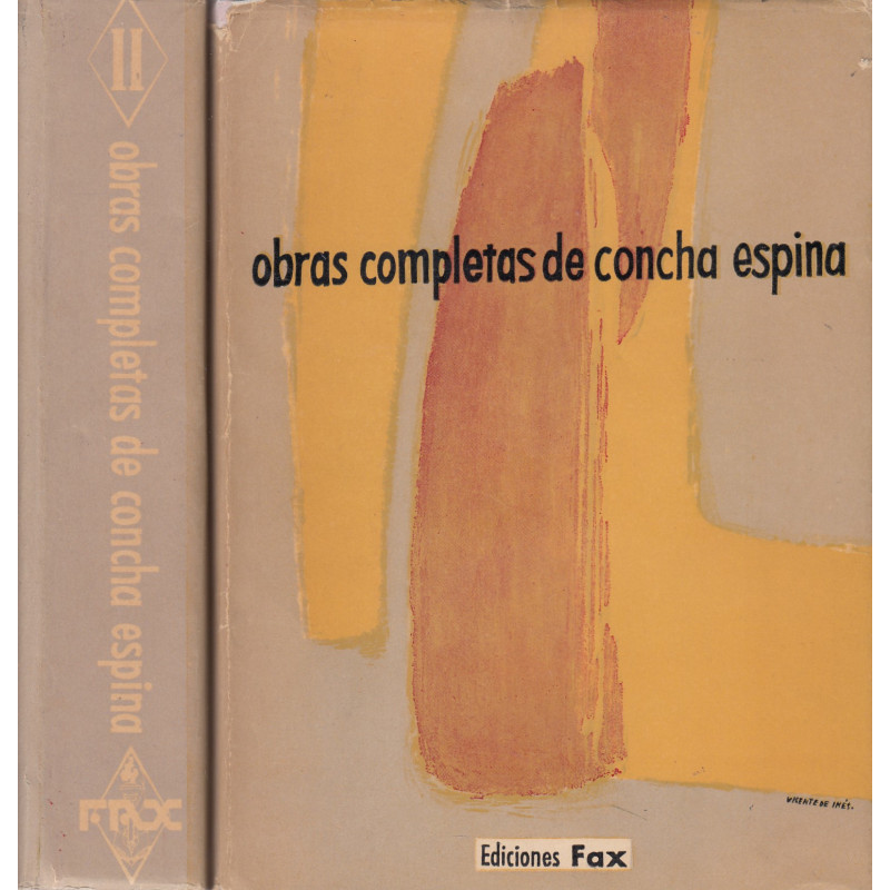 OBRAS COMPLETAS DE CONCHA ESPINA 2 Tomos OBRA COMPLETA
