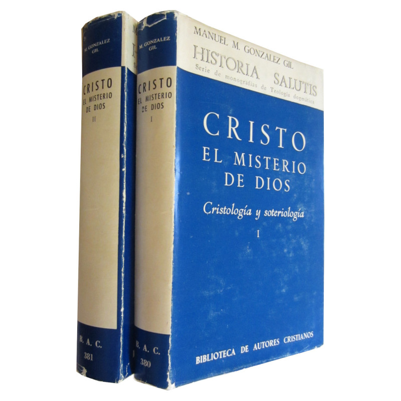 CRISTO EL MISTERIO DE DIOS - Cristología y Soteriología. Tomos I y II ( Num 380 y 381) OBRA COMPLETA