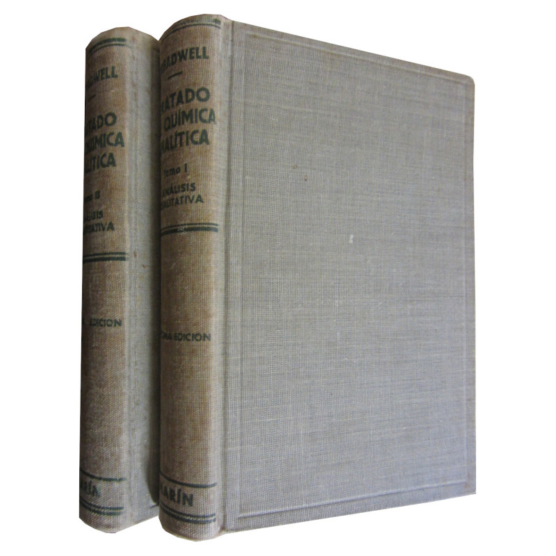 TRATADO DE QUÍMICA ANÁLITICA 2 Tomos OBRA COMPLETA