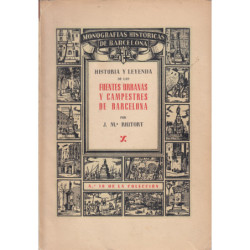 HISTORIA Y LEYENDA DE LAS FUENTES URBANAS Y CAMPESTRES DE BARCELONA