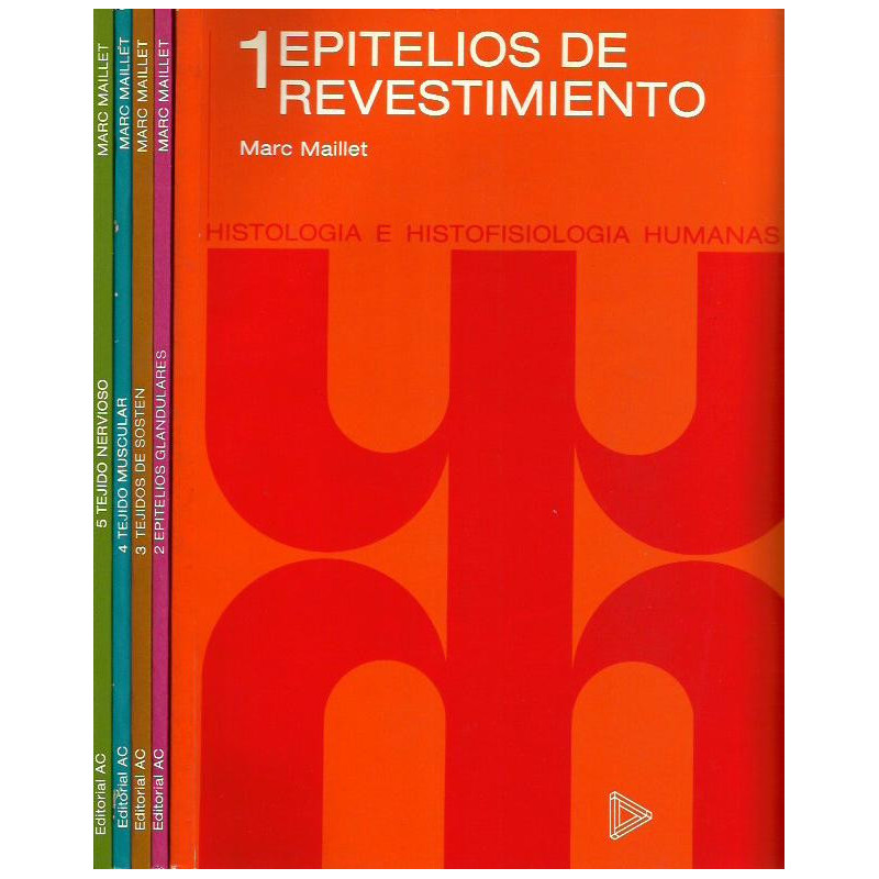 HISTOLOGÍA E HISTOFISIOLOGÍA HUMANAS 5 Tomos OBRA COMPLETA