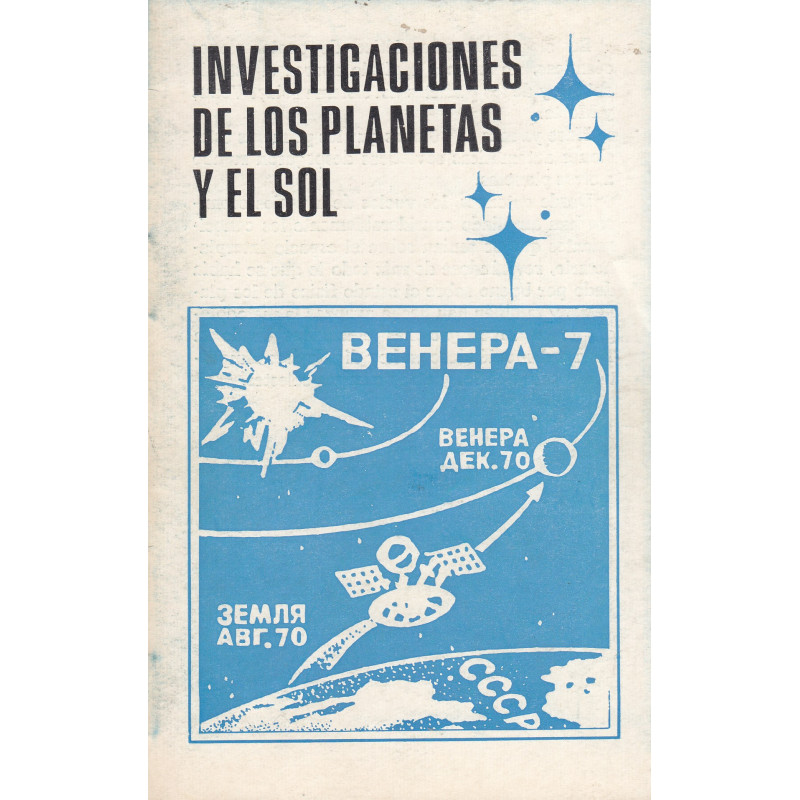 INVESTIGACIONES SOVIÉTICAS DE LOS PLANETAS Y EL SOL