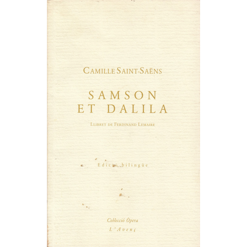SAMSON ET DALILA (Edició Bilingüe)