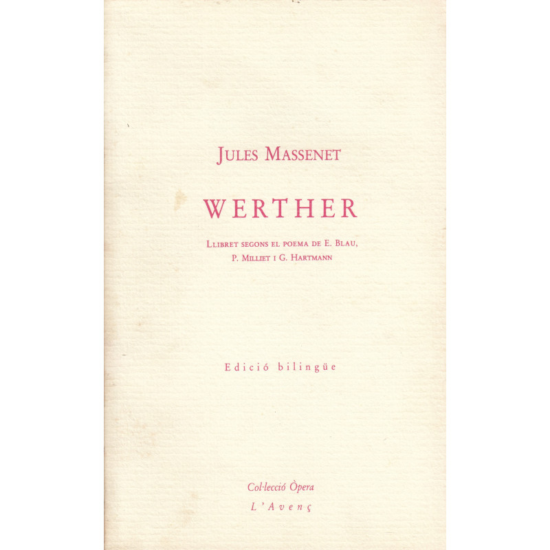 WERTHER (Edició Bilingüe)