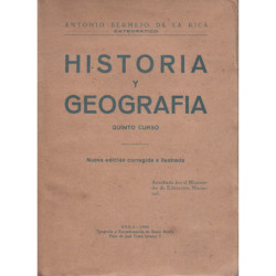 HISTORIA Y GEOGRAFÍA DE ESPAÑA Quinto Curso
