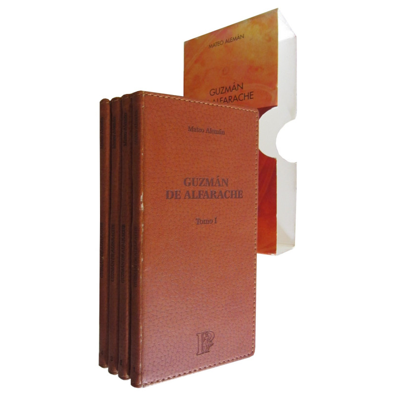 GUZMÁN DE ALFARACHE 4 Vols. y Caja Original OBRA COMPLETA