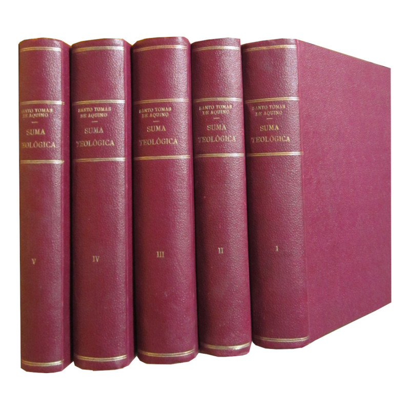 SUMA TEOLÓGICA 5 Tomos (OBRA COMPLETA)