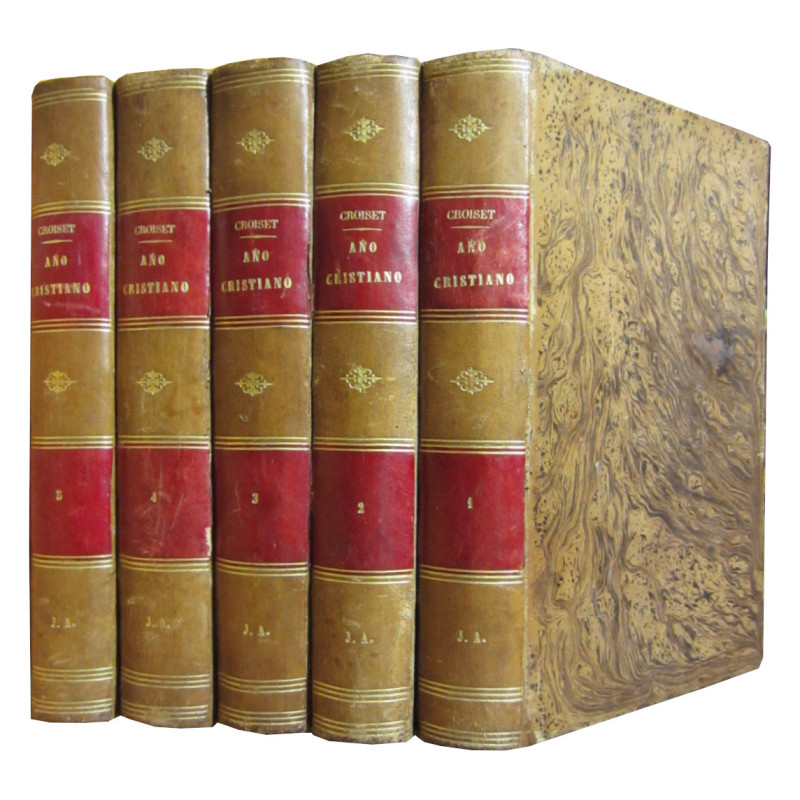 AÑO CRISTIANO o Ejercicios Devotos para todos los días del Año (5 Tomos OBRA COMPLETA)