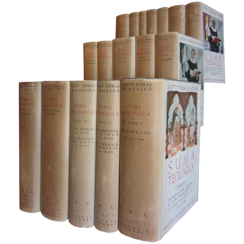 SUMA TEOLOGICA 16 VOLS. OBRA COMPLETA INCLUYENDO SUPLEMENTOS