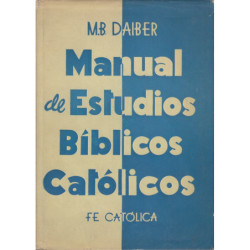 MANUAL DE ESTUDIOS BIBLICOS CATÓLICOS