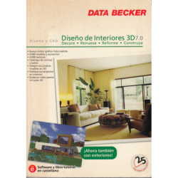 Diseño y CAD. DISEÑO DE INTERIORES 3D 7.0 (Contiene el Sofware en CD-ROM con el Libro Turorial y Manual de Instrucciónes)