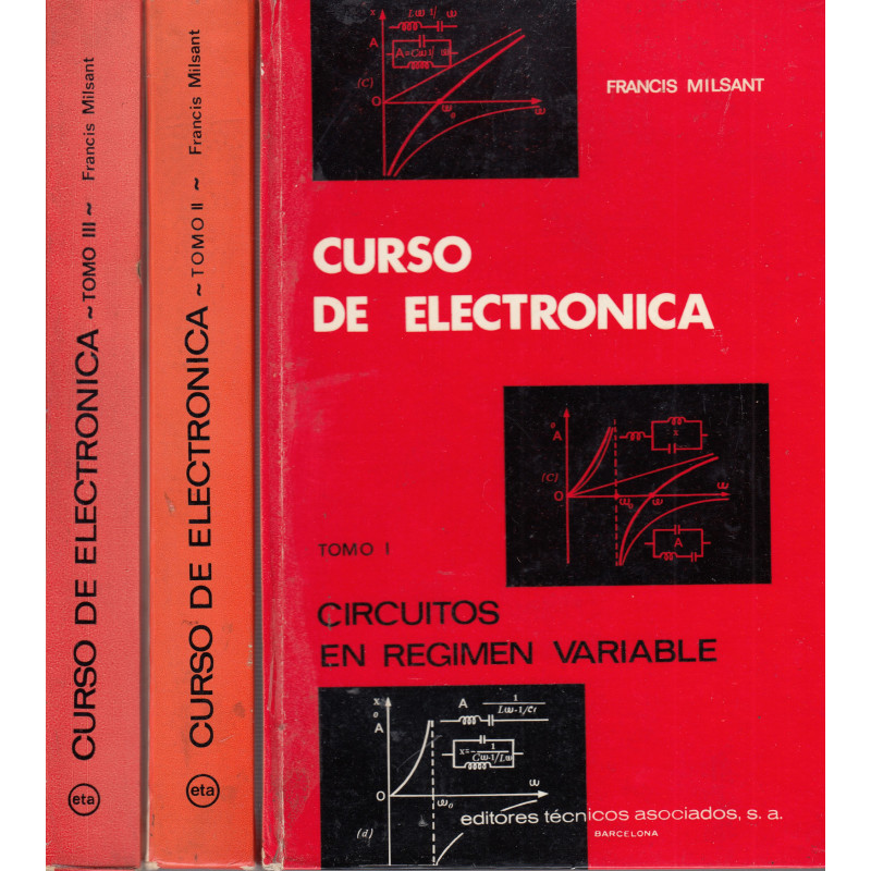 CURSO DE ELECTRÓNICA 3 Tomos OBRA COMPLETA