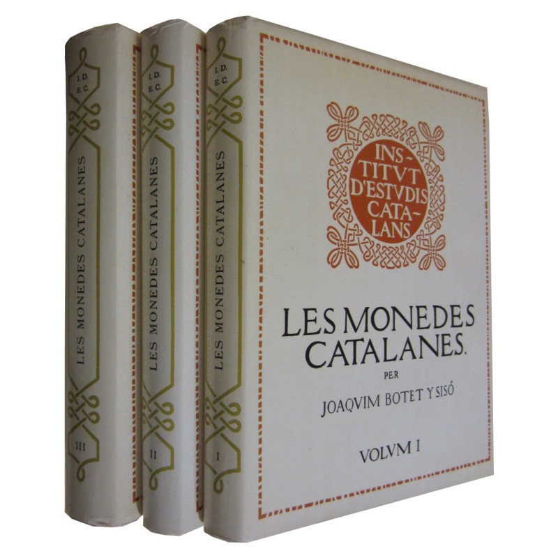 LES MONEDES CATALANES 3 Volums OBRA COMPLETA