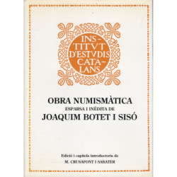 OBRA NUMISMÀTICA Esparsa i Inèdita