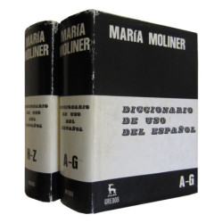 DICCIONARIO DE USO DEL ESPAÑOL 2 Tomos OBRA COMPLETA
