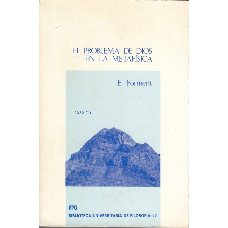 EL PROBLEMA DE DIOS EN LA METAFÍSICA