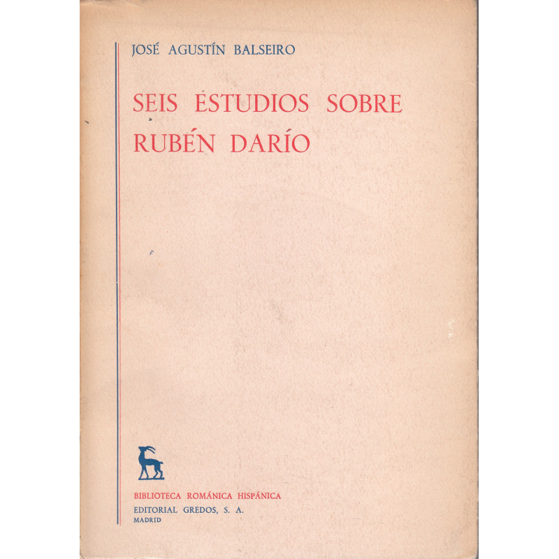 SEIS ESTUDIOS SOBRE RUBÉN DARÍO