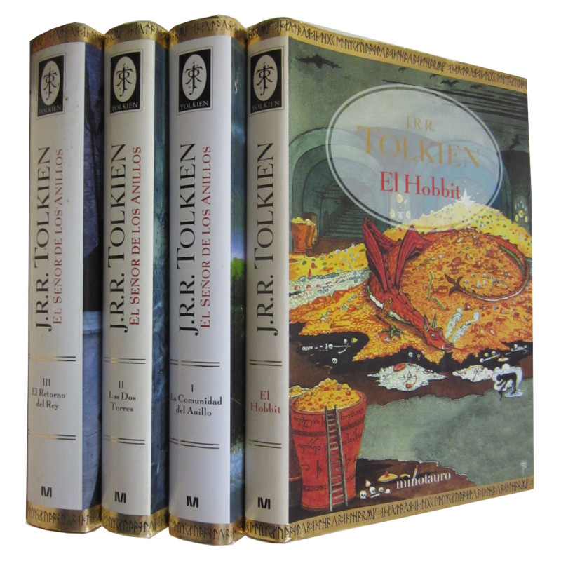 EL SEÑOR DE LOS ANILLOS 4 VOLS. (OBRA COMPLETA en 3 VOLS + EL HOBBIT)