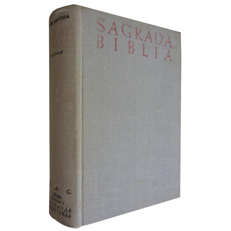 SAGRADA BIBLIA Versión Critica Sobre Los Textos Hebreo y Griego