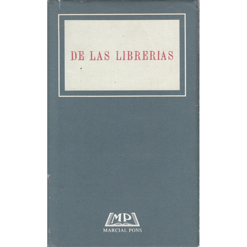 DE LAS LIBRERIAS