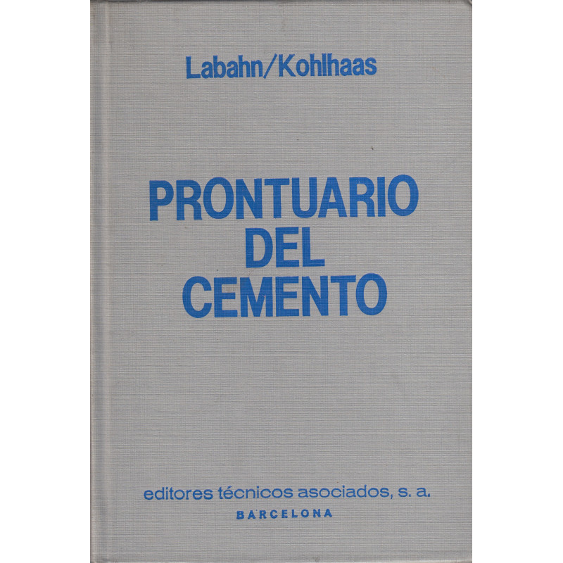 PRONTUARIO DE CEMENTO