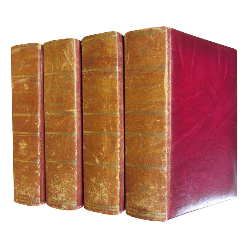 DICCIONARIO DE FILOSOFÍA 4 Tomos OBRA COMPLETA