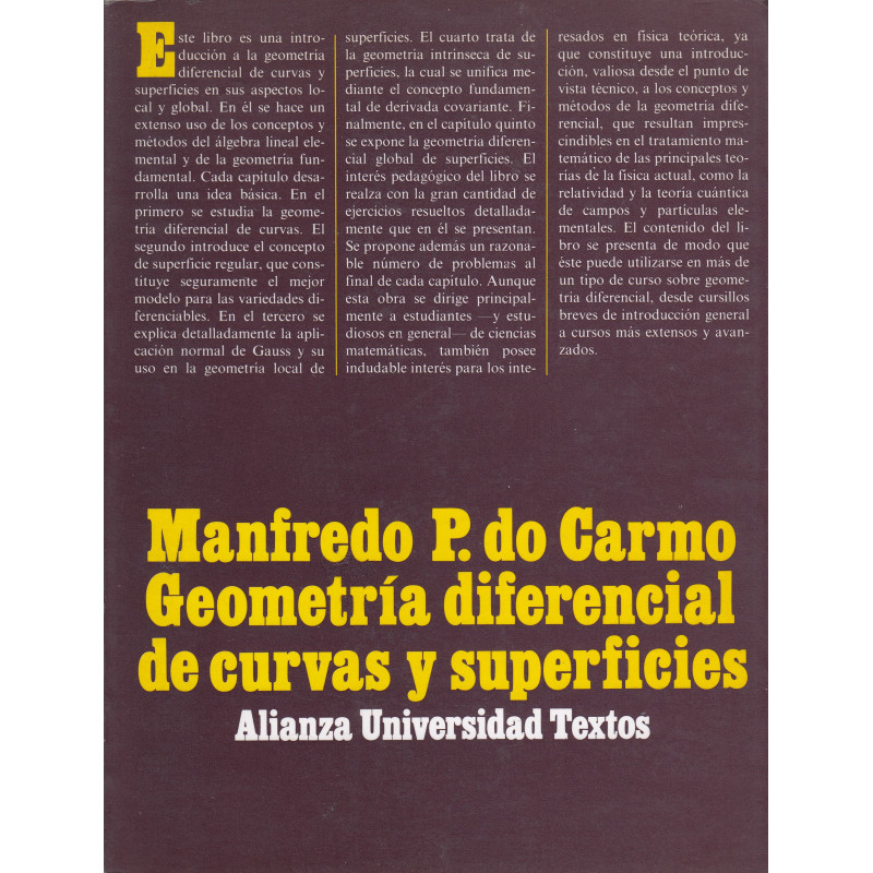 GEOMETRÍA DIFERENCIAL DE CURVAS Y SUPERFICIES