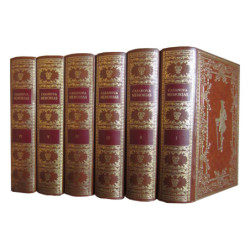 MEMORIAS DE JACOBO CASANOVA DE SEINGALT. 6 Tomos (OBRA COMPLETA) Edición Enriquecida con 200 Grabados y 1 Frontispicio de August