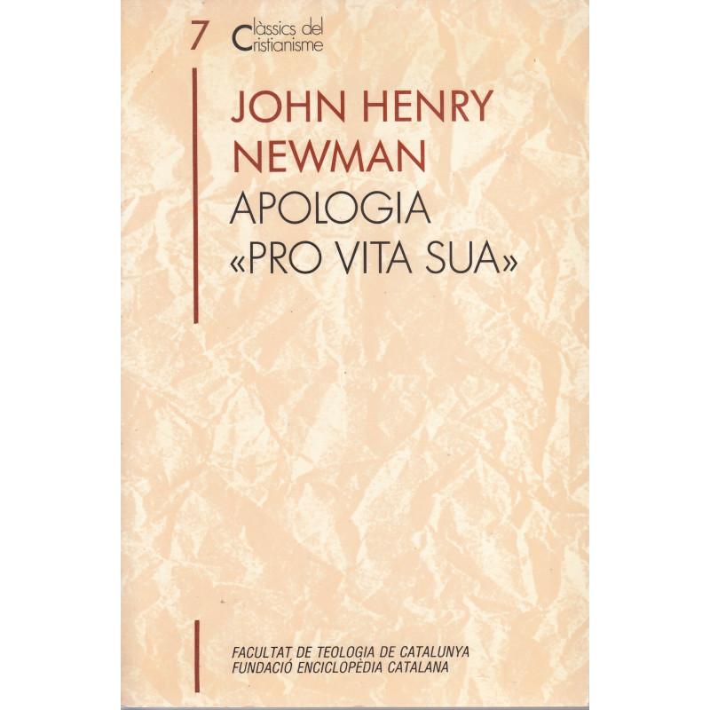 APOLOGIA -PRO VITA SUA-