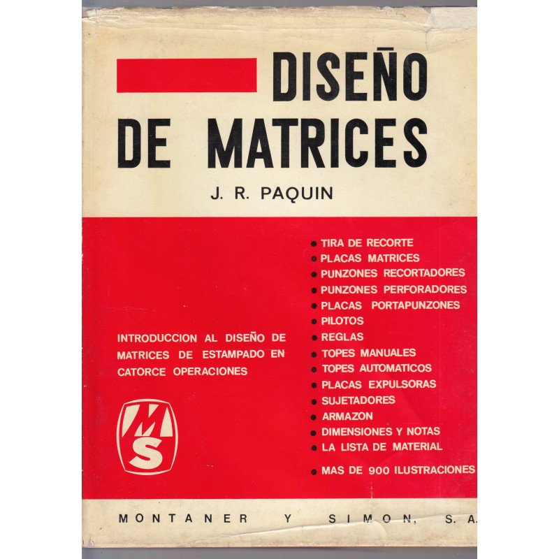 DISEÑO DE MATRICES