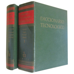 DICCIONARIO TÉCNOLOGICO Español - Inglés - Francés - Alemán 2 VOLS. (Obra Completa)