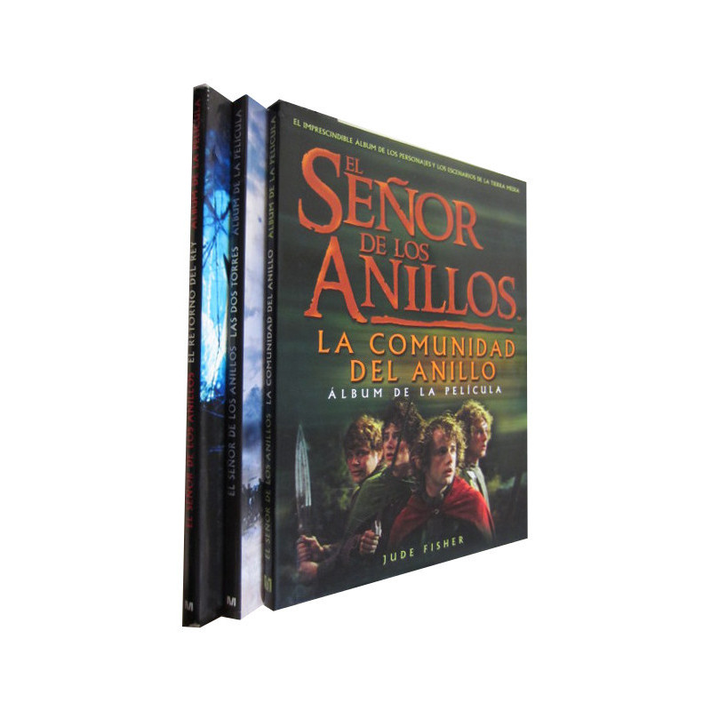 EL SEÑOR DE LOS ANILLOS Los Álbumes de las Peliculas. LA COMUNIDAD DEL ANILLO / LAL DOS TORRES / EL RETORNO DEL REY los 3 Tomos