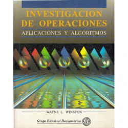 INVESTIGACIÓN DE OPERACIONES Aplicaciones y Algoritmos