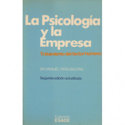 LA PSICOLOGÍA Y LA EMPRESA Tratamiento del Factor Humano