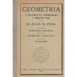 GEOMETRÍA y Nociones de Agrimensura y Arquitectura. GRADO MEDIO