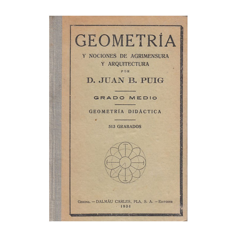 GEOMETRÍA y Nociones de Agrimensura y Arquitectura. GRADO MEDIO