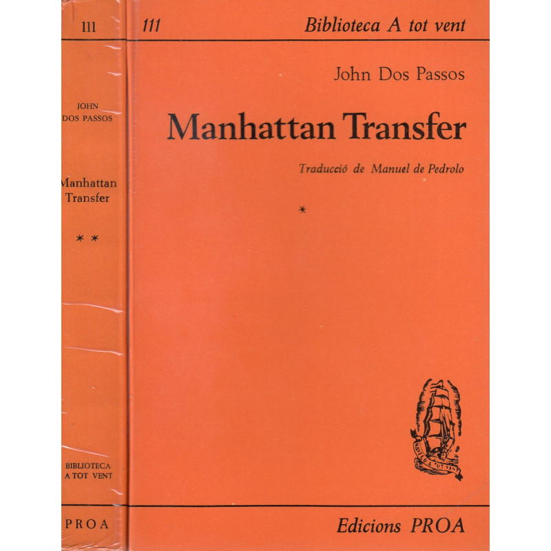 MANGATTAN TRANSFER 2 Vols. OBRA COMPLETA