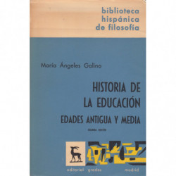HISTORIA DE LA EDUCACIÓN Vol.I