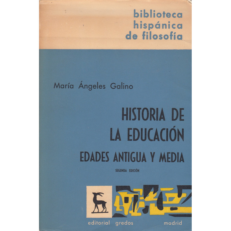 HISTORIA DE LA EDUCACIÓN Vol.I