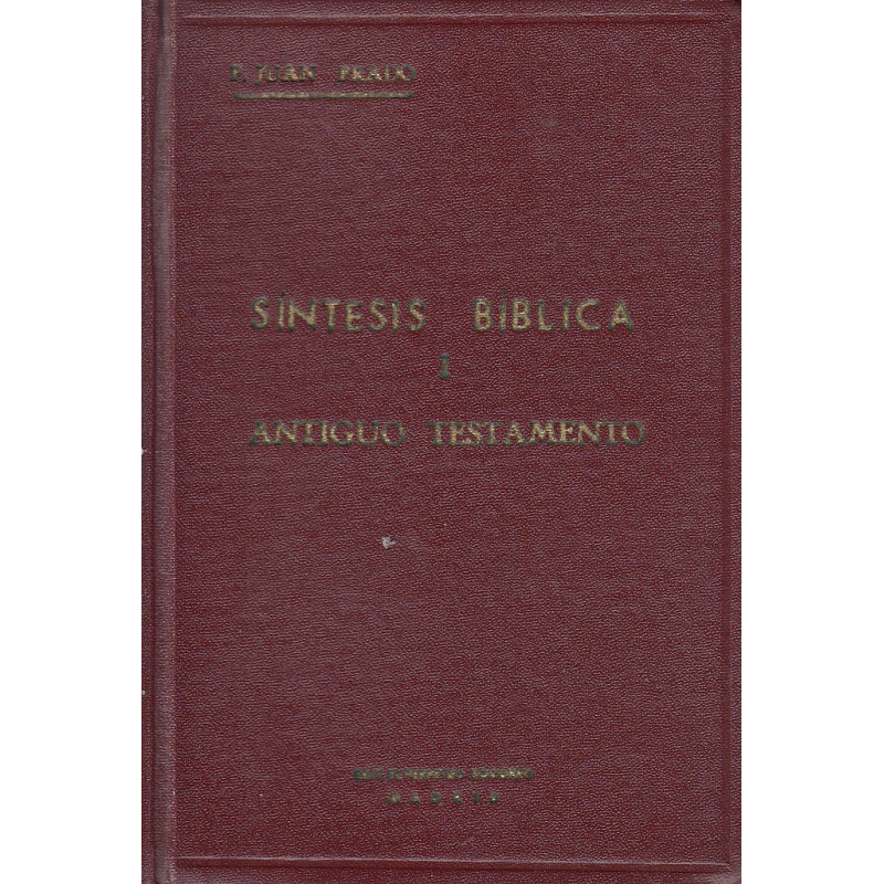 SINTESIS BIBLICA. Libros I
