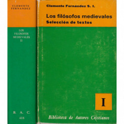 LOS FILÓSOFOS MEDIEVALES 2 Tomos OBRA COMPLETA