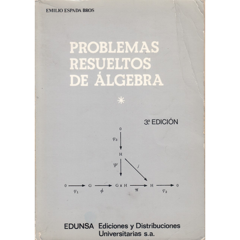 PROBLEMAS RESUELTOS DE ÁLGEBRA Tomo I