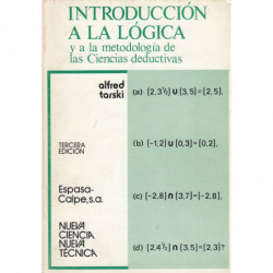 INTRODUCCIÓN A LA LÓGICA Y A LA METODOLOGÍA DE LAS CIENCIAS DEDUCTIVAS