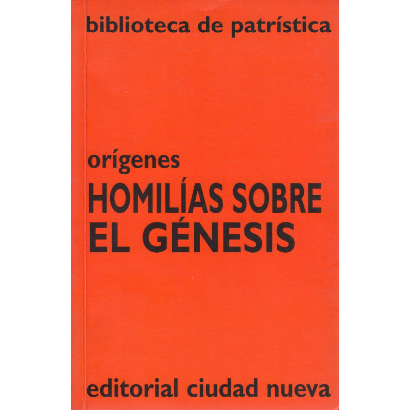 HOMILÍAS SOBRE EL GÉNESIS