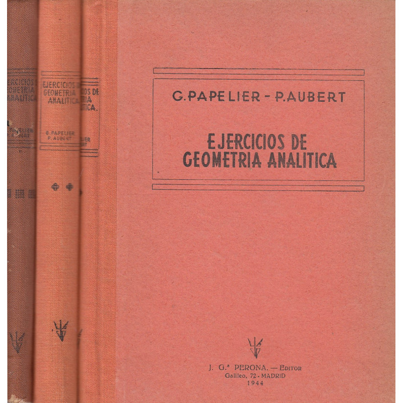 EJERCICIOS DE GEOMETRÍA ANÁLITICA para los Estudiantes de Matemáticas Especiales