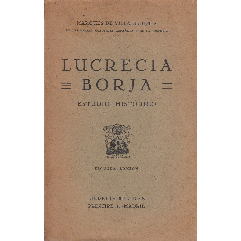 LUCRECIA BORJA Estudio Historico