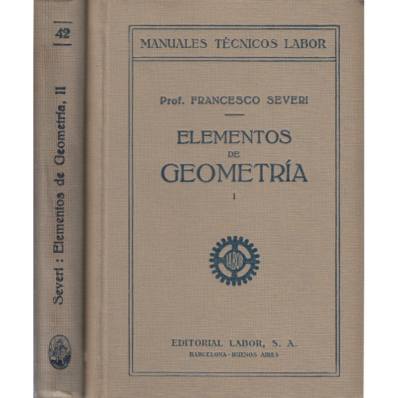 ELEMENTOS DE GEOMETRÍA 2 Tomos OBRA COMPLETA